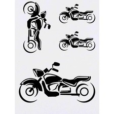 4 x 'Motorbike' Temporary Tattoos / Transfers TO00034269 