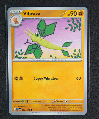 Vibrava Common #052/094 ME02: Phantasmal Flames 2025 NM Miki Tanaka