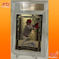 2024 Leaf Metal Sports Heroes Shohei Ohtani Auto Super Prismatic Gold 1/1