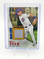 2025 Topps Update Matt Shaw Major League Material Gold /50 RC Relic - Cubs