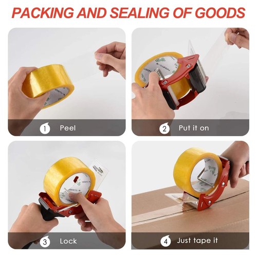 7.5cm Width Sealing Tape Holder Roller Tape Cutter for Office - Picture 3 of 15