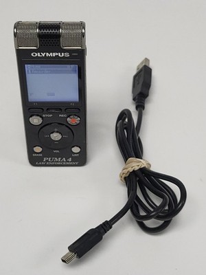 Olympus Puma 4 Voice Recorder 2GB, MicroSD, Mini-USB, AAA-Powered w/USB Cable