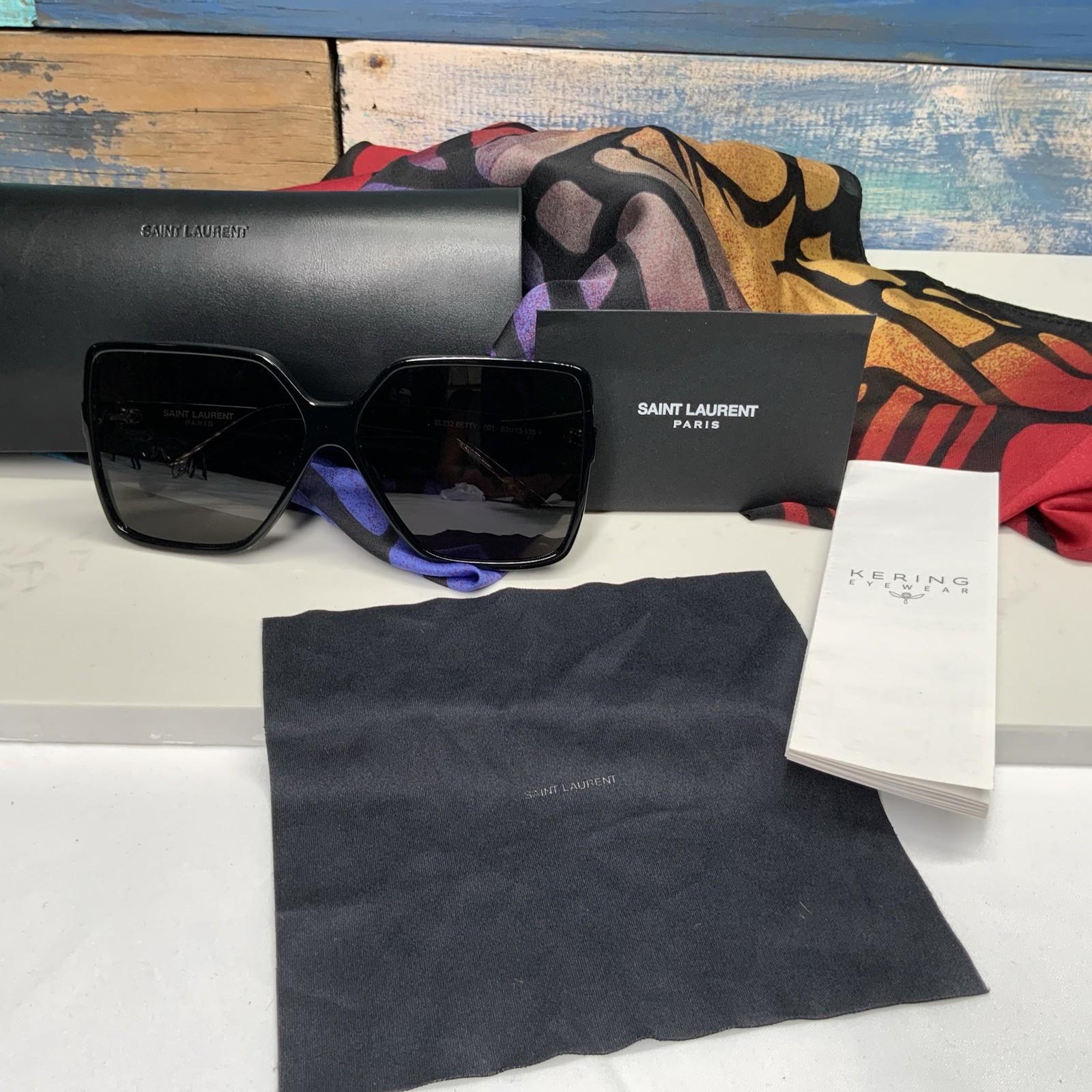 Occhiali da sole SAINT LAURENT SL232 BETTY 001 63mm 13 135 F D