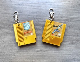 Collectable NES Cartridge Retro Keyring / Keychain Nintendo Entertainment System