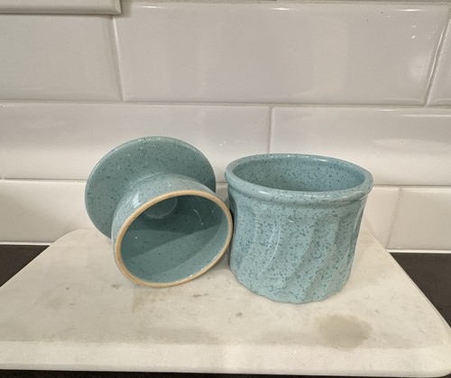 Rare Paula Deen Blue Butter Bell Stoneware - Picture 2 of 6