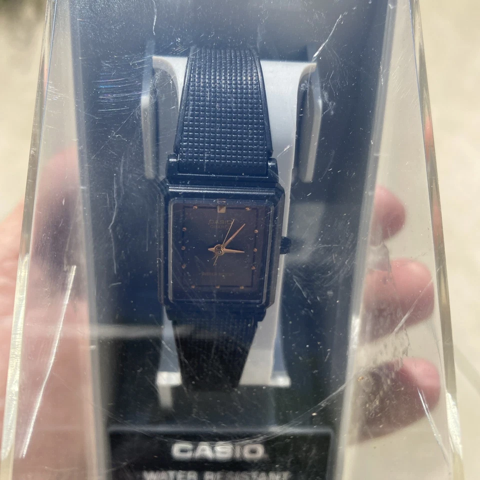 Casio LQ-64-A1 Reloj Analógico Clásico Negro, Correa de Resina Negra, Gris Oscuro, Dorado  Foto 4 de 4