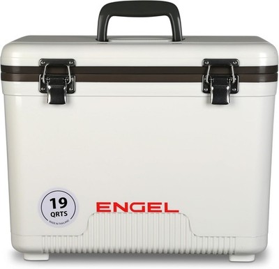 Engel 19qt Leak-Proof, Air Tight, Drybox Cooler - White