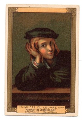 CHROMO MUSEE DU LOUVRE - Nr. 372 Porträt eines jungen Mannes