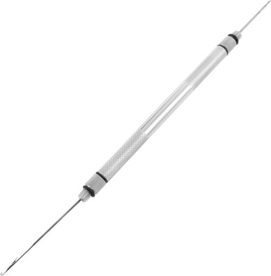 Bait Needle Aluminum Alloy Fishing Needle Tool Drill Hook Both Ends Can Be Rotat