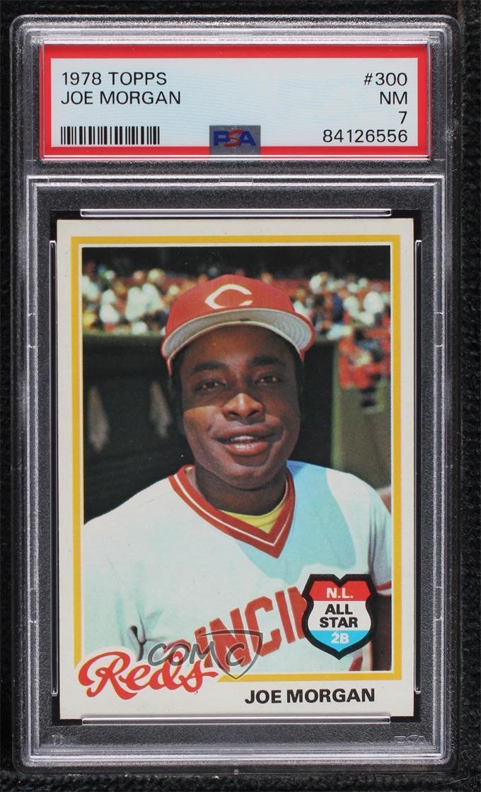 1978 Topps Joe Morgan #300 PSA 7 HOF 0sa0