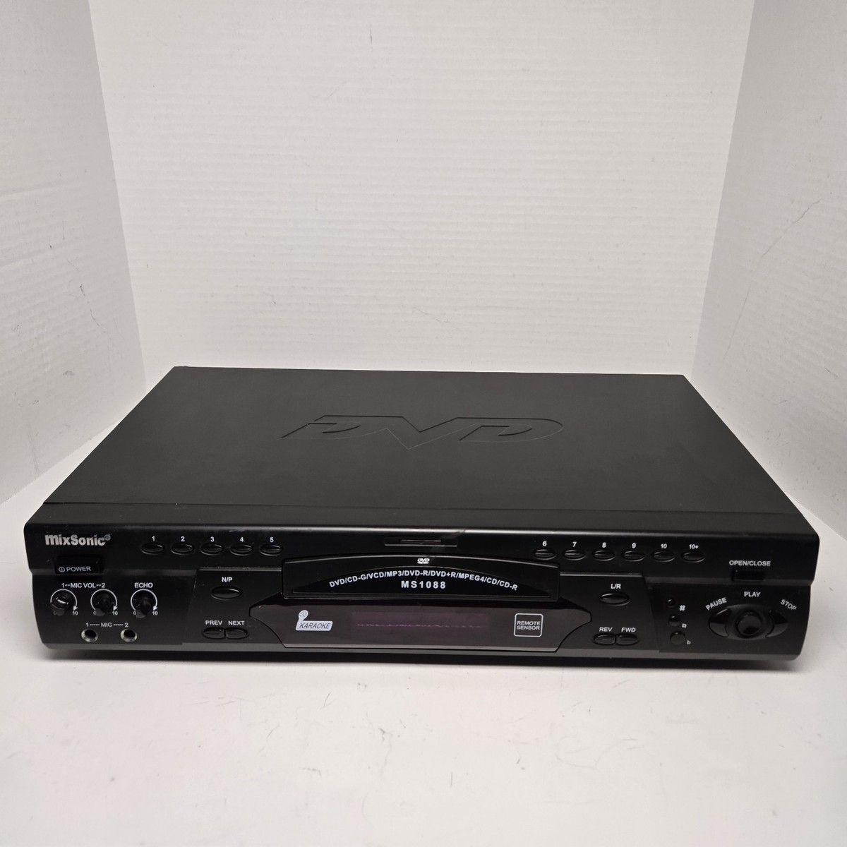 No Remote - Read - MixSonic MS1088 Professional Karaoke Machine CD