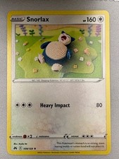 SNORLAX 109/159 RARE CROWN ZENITH POKEMON NM