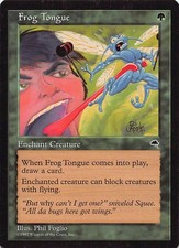 MTG Frog Tongue C Tempest 228 Normal LP