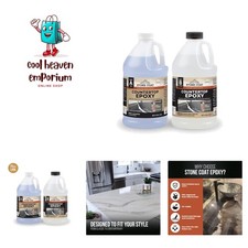 Versatile 1 Gal Clear Epoxy Resin - Scratch  UV Resistant for Creative Projects