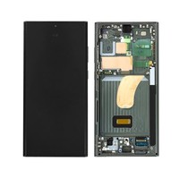 Original Samsung Galaxy S23 Ultra S918B Amoled Display Touchscreen Rahmen GrüN
