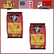 2Pack Complete Nutrition Roasted Chicken & Rice Flavor Dry Dog Food, 46 lb Bag 0.54 per pound