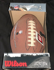2011 SUPER BOWL XLV NFL KOLEKCJONERSKA JUNIOR OFICJALNA PIŁKA NOŻNA WILSON "THE DUKE"!