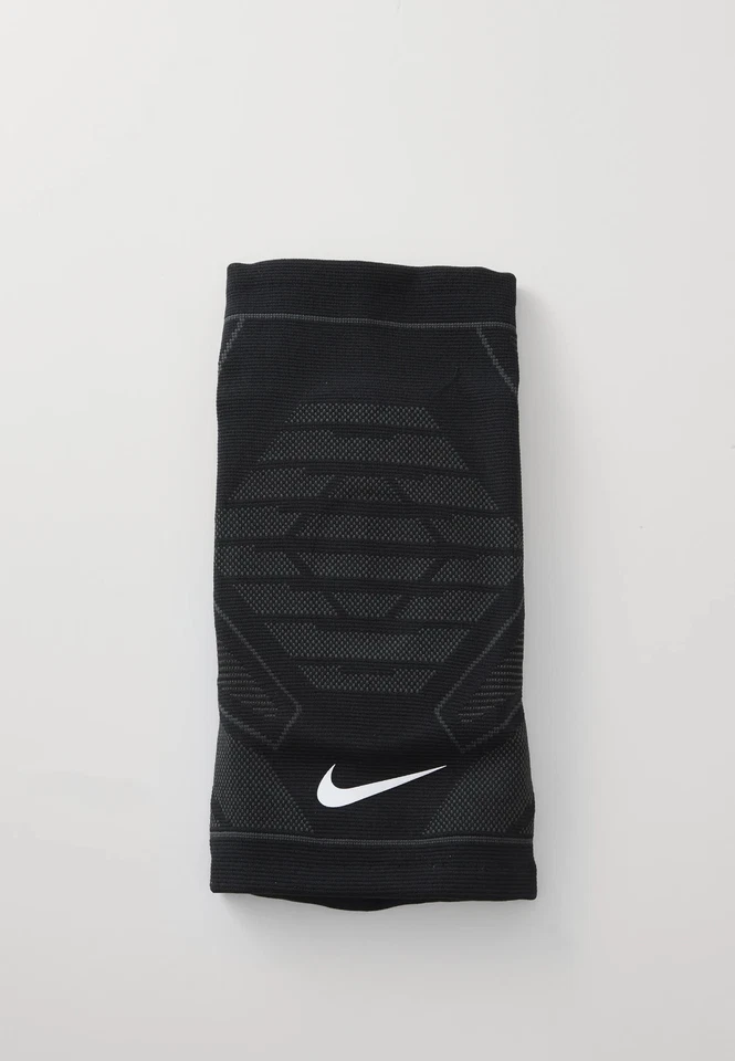 NIKE PRO KNEE SLEEVE KNIT DRI FIT COMPRESSION PATELLA SUPPORT SPORT INJURY BLACK - Image 4 of 4