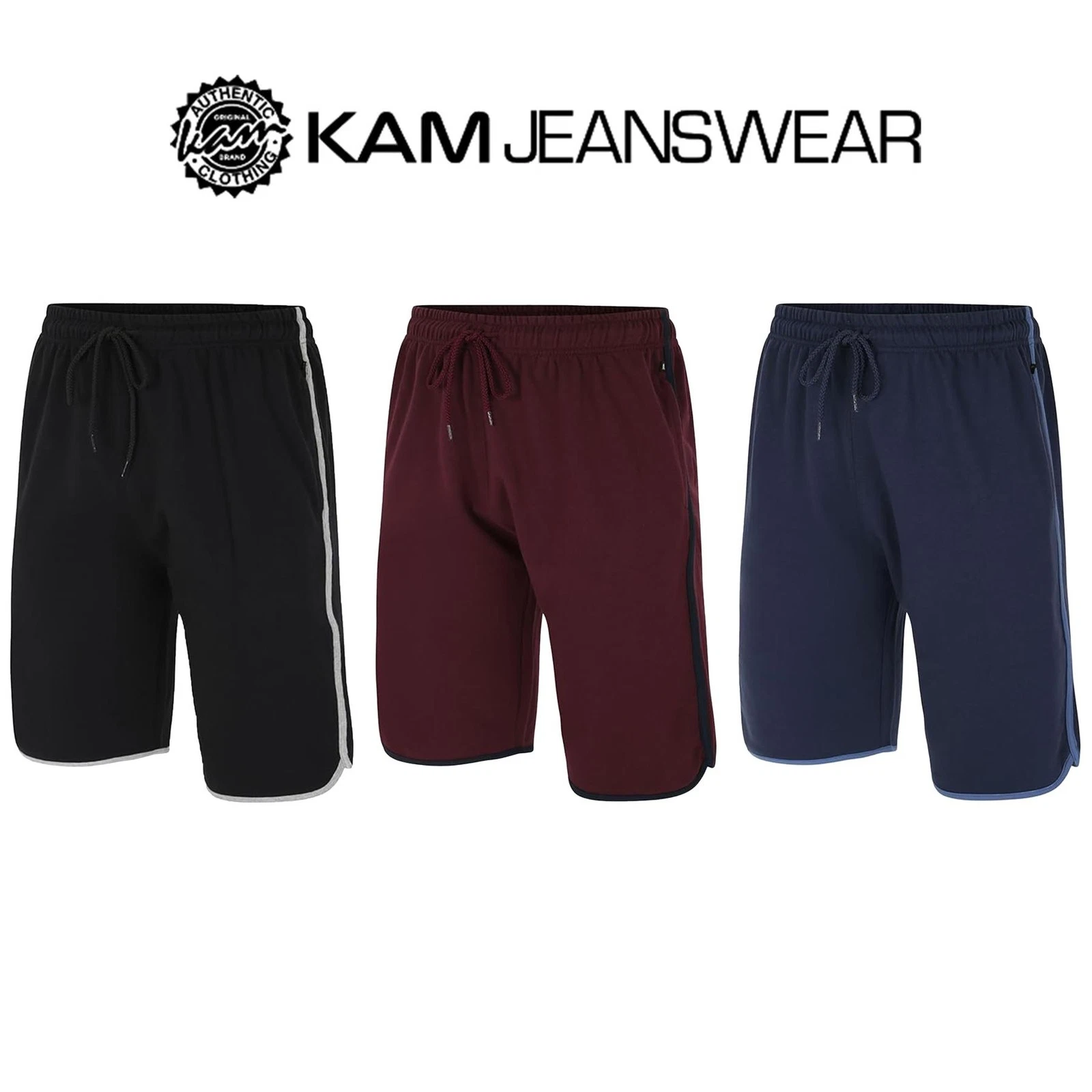 Mens Shorts with Side Stripe Cotton Blend Gym and Casual Wear Plus Size Shorts
Opens in a new window