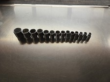 Set Of 14 Blackhawk 12 Drive Sockets 1-14 Through 38 See Description
