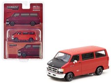 DODGE RAM Van - rosso - Tarmac USA 1:64