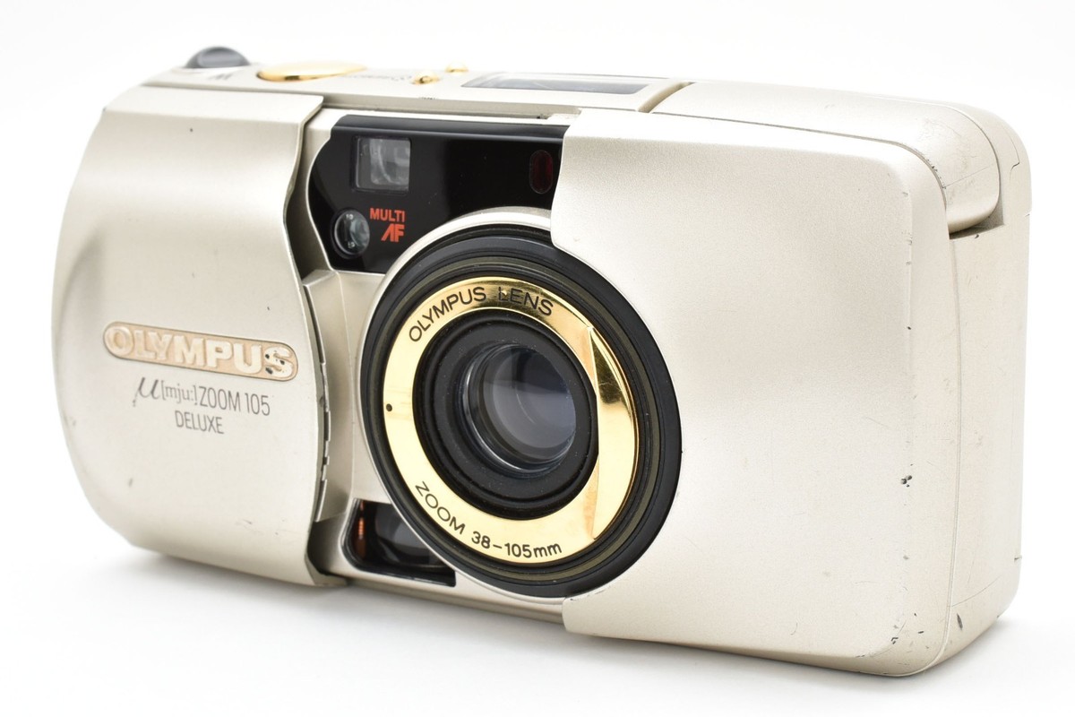 Olympus μ mju ZOOM 105 Deluxe 35mm Point & Shoot Film Camera