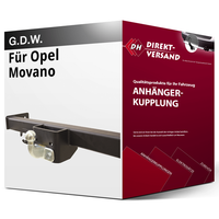 AnhäNgerkupplung Starr FüR Opel Movano 11.2012-12.2021 Neu Top