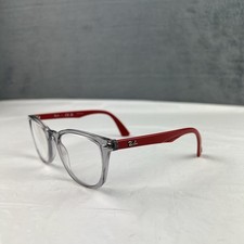Ray-Ban Eyeglasses Kids RB1601 3812 Red Gray Crystal 48-18-130 Frames Only EUC