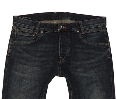 PEPE JEANS SPIKE HERREN JEANS W33 L32   BLUE WASHED REGULAR FIT DENIM HOSE