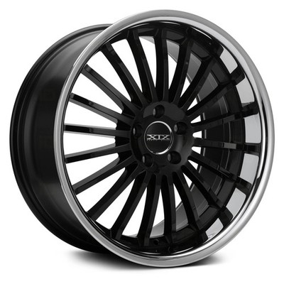 XIX Exotic X59 Wheels 20x10 (25, 5x120.65, 72.56) Black Rims Set of 4