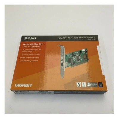 D-Link DGE-528T Gigabit Ethernet PCI Network Card - 10/100/1000Mbps RJ45 Adapter