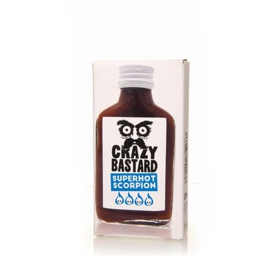 Crazy Bastard Hot Sauce - Superhot Scorpion Chilisauce extra scharf 100ml
