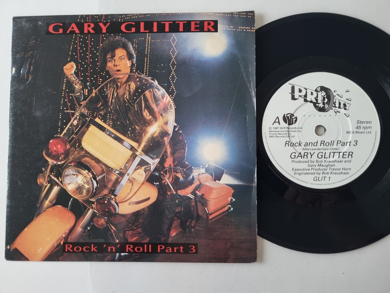 Gary Glitter - Rock 'n' Roll Part 3 &  4/ 7'' Vinyl UK