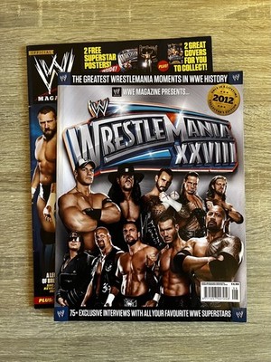 WWE Magazine WrestleMania XXVIII 28 Magazines x 2 Collectors Edition 2012 