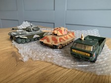 Corgi and Matchbox Models - King Tiger German Heavy Tank + Centurion MKIII Tank