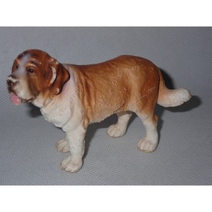 Vintage Schleich St Bernard Female Adult 1994 Dog Figure Germany