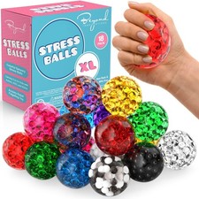 Stress Balls for Adults - 18 Pack  Fidget Toys  XL Stress Ball, Back to Sch...