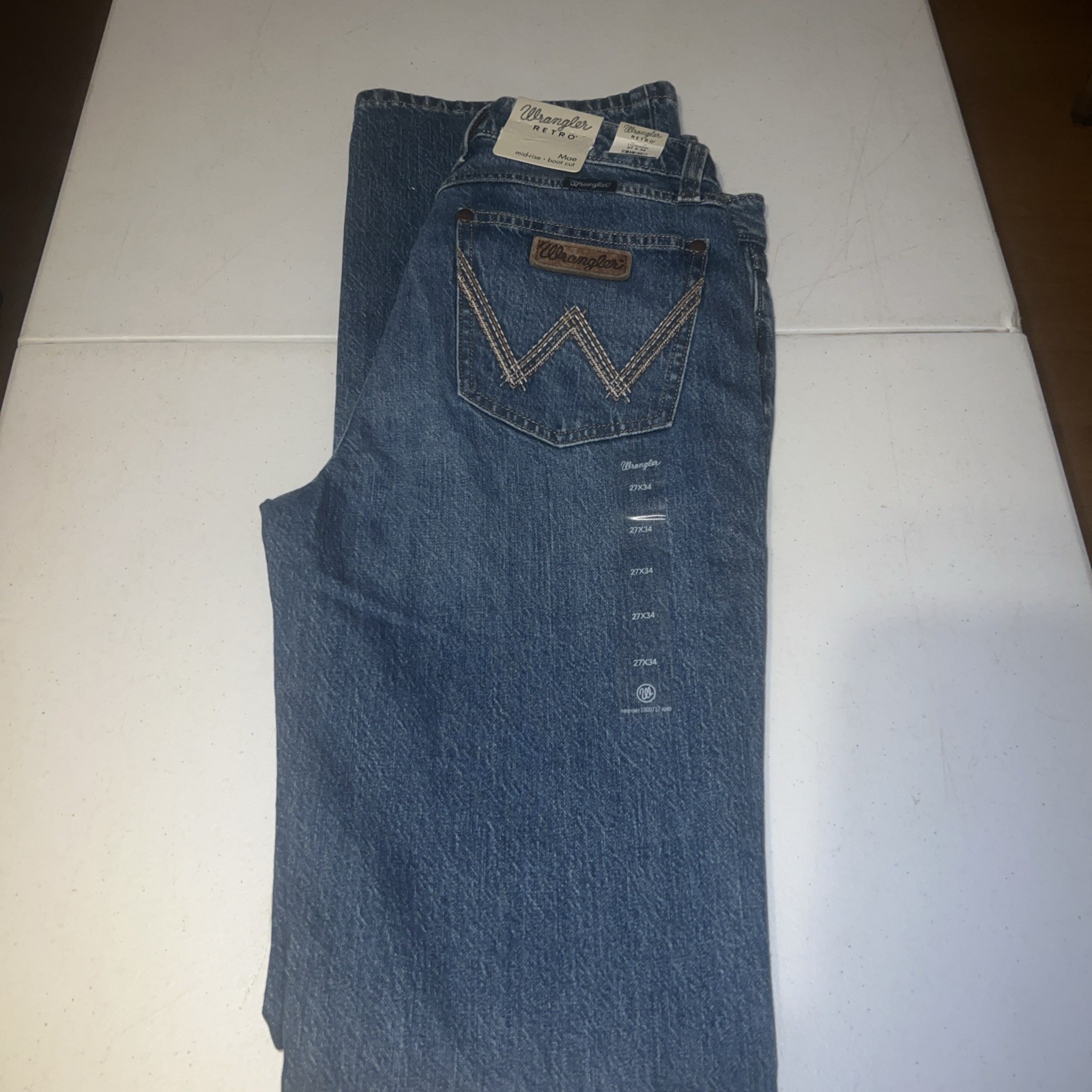Wrangler Retro Mae Mid-Rise Boot Cut Women&rsquo;s Size 27X34 NW
