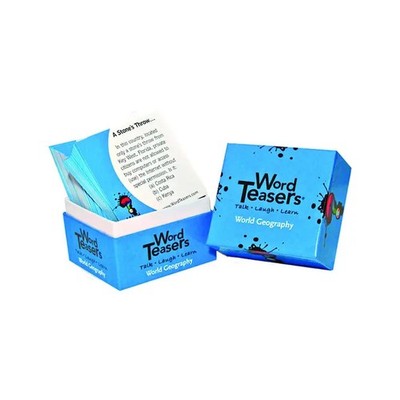 wordteasers Geography Trivia Deck Greeting Card