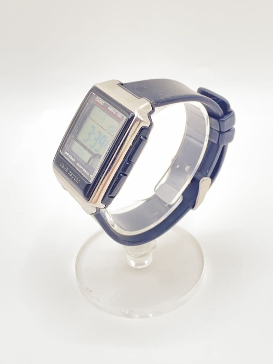 CASIO WAVECEPTOR Quartz Digital Rubber Watch Black - image 2