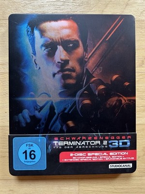 TERMINATOR 2 JUDGEMENT DAY 3D Blu-Ray Steelbook Sammlung ARNOLD SCHWARZENEGGER 