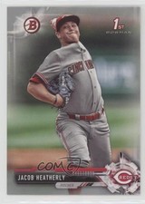 2017 Bowman Draft Silver 244/499 Jacob Heatherly #BD-18 0sg