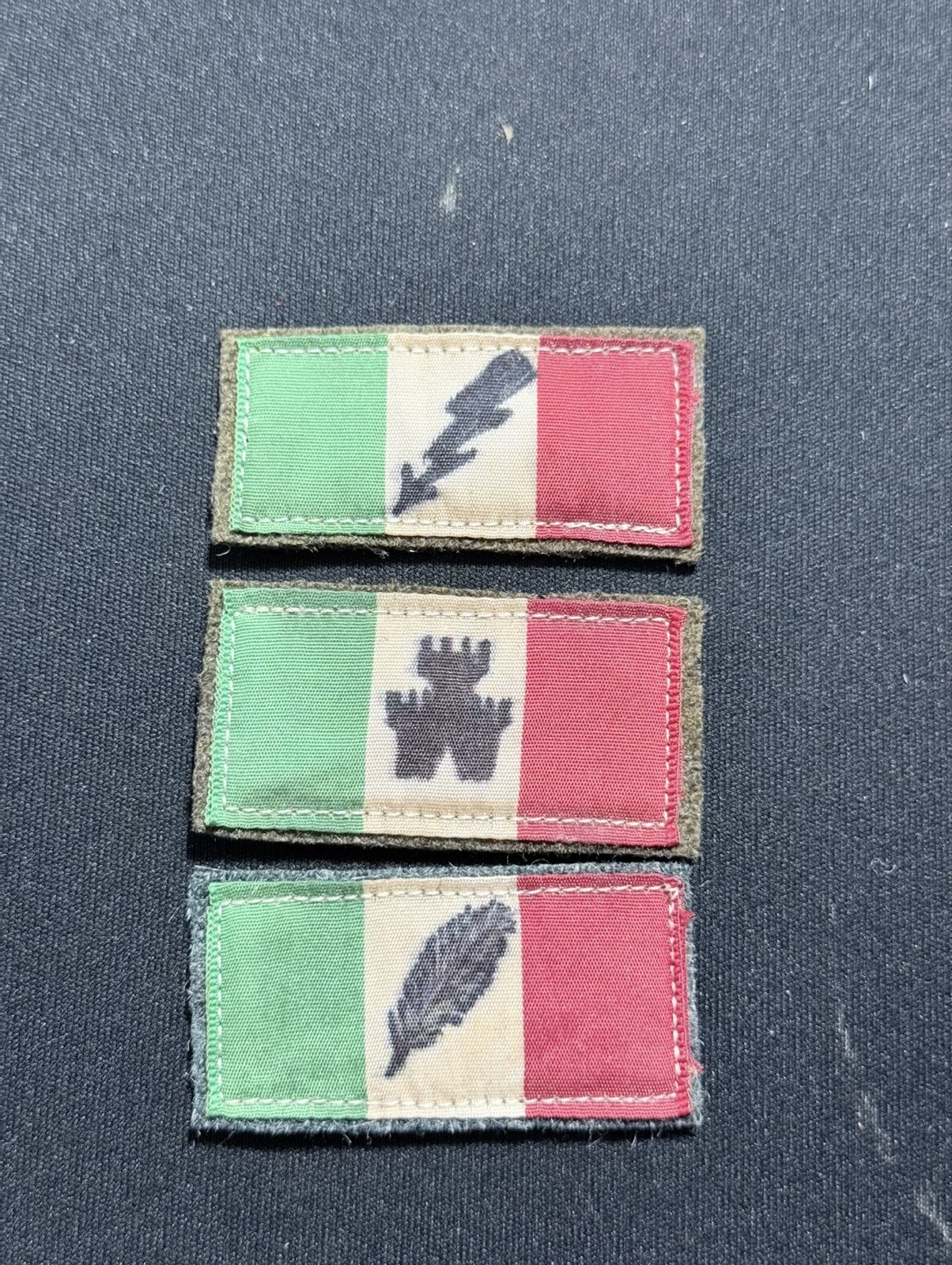 ITALIAN WW2  ~ITALY WW2 TRE SCUDETTI REGNO DEL SUD