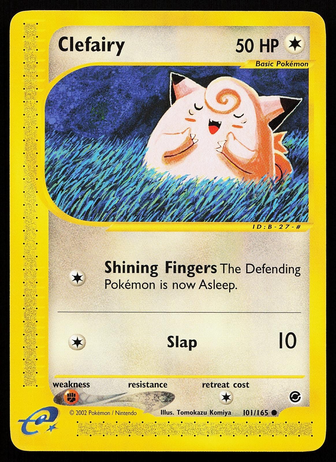 Clefairy 101/165 Common Expedition Base Set Pokemon Card