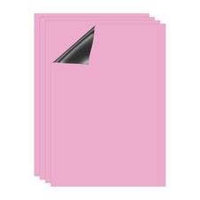 Dry Erase Board, A4 4 Pack Fridge Calendar Board Magnets Whiteboard, Pink