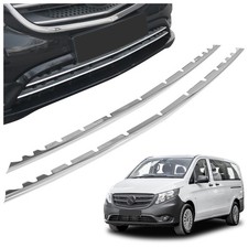 Set: Zierleisten Kühlergrill der vorderen Stoßstange Mercedes Vito Tourer 2014-2
