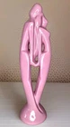 Vintage Royal Haeger Pottery Sculpture 20" Art Deco Embracing Couple Statue