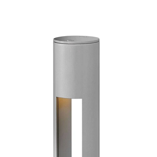 Hinkley Landscape Atlantis 12V Large Round Bollard 30" Titanium - Picture 8 of 9