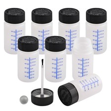 Paint Touch Up Bottles with Brush and Mixing Ball, 8 Pcs Touchup Paint Applic...