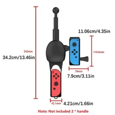 1 Pcs Fishing Rod Bar Durable Poratable For Nintendo Switch Joy Con handle C